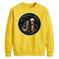 Gothic Skeleton Club Badge Bride Groom Unisex Sweatshirt