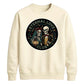 Gothic Skeleton Club Badge Bride Groom Unisex Sweatshirt