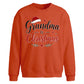 Grandma Is Christmas Quote Christmas Oversized Sweatshirt