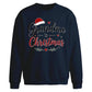Grandma Is Christmas Quote Christmas Oversized Sweatshirt