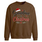 Grandma Is Christmas Quote Christmas Oversized Sweatshirt