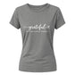 Grateful little things quote Thanks Giving Ladies T-Shirt