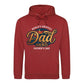 Fathers Day Gift Ideas Greatest Dad Hero Retro Style Hoodie father day hoodie Best Dad Ever Fathers Day 2026