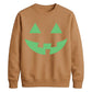 Grinning autumn pumpkin Glow in the Dark Unisex Sweatshirt