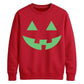 Grinning autumn pumpkin Glow in the Dark Unisex Sweatshirt
