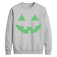 Grinning autumn pumpkin Glow in the Dark Unisex Sweatshirt