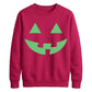 Grinning autumn pumpkin Glow in the Dark Unisex Sweatshirt
