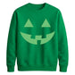 Grinning autumn pumpkin Glow in the Dark Unisex Sweatshirt