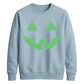 Grinning autumn pumpkin Glow in the Dark Unisex Sweatshirt