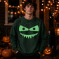 Grinning autumn pumpkin Glow in the Dark Unisex Sweatshirt