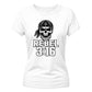 Gritty Rebel 3:16 Skull Motif Wrestling ladies fit t-shirt