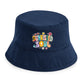 Groovy Sunkissed Soul Beach Graphic Summer Bucket Hat