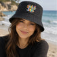 Groovy Sunkissed Soul Beach Graphic Summer Bucket Hat
