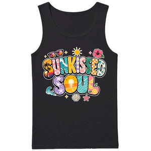 Groovy Sunkissed Soul Retro Beach Graphic Men Tank Top