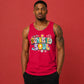 Groovy Sunkissed Soul Retro Beach Graphic Men Tank Top