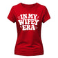 Groovy Wifey Era Retro Slogan Engagement Bride Ladies T-Shirt