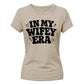 Groovy Wifey Era Retro Slogan Engagement Bride Ladies T-Shirt