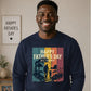 Happy Dad Walk Memory Printed father day sweatshirt
