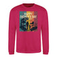 Happy Dad Walk Memory Printed father day sweatshirt