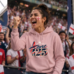 Harry Kane 125 caps football milestone graphic Unisex Hoodie