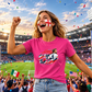 Harry Kane 125 caps football portrait graphic Ladies T-Shirt