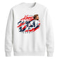 Harry Kane 125 caps football portrait graphic Unisex Sweatshirt