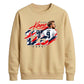 Harry Kane 125 caps football portrait graphic Unisex Sweatshirt