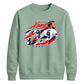 Harry Kane 125 caps football portrait graphic Unisex Sweatshirt