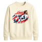 Harry Kane 125 caps football portrait graphic Unisex Sweatshirt