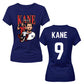 Harry Kane 9 Striker Graphic Football Ladies T-Shirt