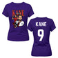 Harry Kane 9 Striker Graphic Football Ladies T-Shirt