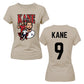 Harry Kane 9 Striker Graphic Football Ladies T-Shirt