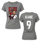 Harry Kane 9 Striker Graphic Football Ladies T-Shirt