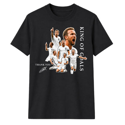 Harry Kane King Of Goals Football Tribute Unisex T-Shirt
