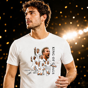 Harry Kane King Of Goals Football Tribute Unisex T-Shirt