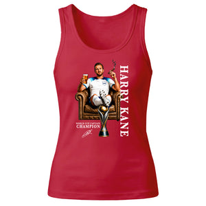 Harry Kane World Cup Champion Womens Ladies Tank Top