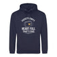 Heart Full Dad Quote Hoodie Fit Father Day Hoodie