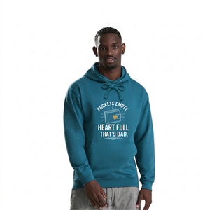 Heart Full Dad Quote Hoodie Fit Father Day Hoodie