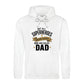 Worlds Best Dad Fathers Day Hero Dad Quote Style Hoodie Fit Father Day Hoodie - Gift for Dad UK