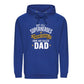 Worlds Best Dad Fathers Day Hero Dad Quote Style Hoodie Fit Father Day Hoodie - Gift for Dad UK