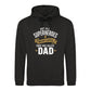 Worlds Best Dad Fathers Day Hero Dad Quote Style Hoodie Fit Father Day Hoodie - Gift for Dad UK