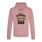 Worlds Best Dad Fathers Day Hero Dad Quote Style Hoodie Fit Father Day Hoodie - Gift for Dad UK