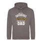 Worlds Best Dad Fathers Day Hero Dad Quote Style Hoodie Fit Father Day Hoodie - Gift for Dad UK