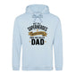 Worlds Best Dad Fathers Day Hero Dad Quote Style Hoodie Fit Father Day Hoodie - Gift for Dad UK
