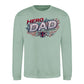 Hero Dad Spider Style Printed father day sweatshirt