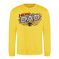 Hero Dad Spider Style Printed father day sweatshirt