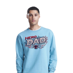 Hero Dad Spider Style Printed father day sweatshirt