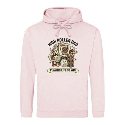 Best Dad Ever Fathers Day 2026 - High Roller Dad Cards Dice Life Win Father's Day Hoodie - Fathers Day Gift UK