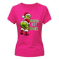 Hilarious cheeky Grinch graphic Christmas Ladies T-Shirt