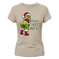 Hilarious cheeky Grinch graphic Christmas Ladies T-Shirt